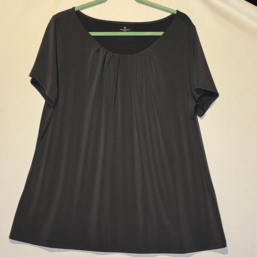 Elegant Women's Top in Grey
